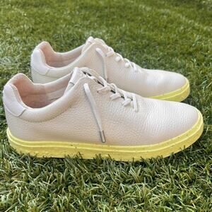 Rag & Bone RB1 Revival Low Top Sneaker Real Leather Unique Cream Yellow Shoes 7